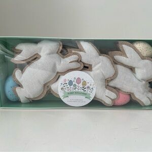 6FT Easter Bunny Garland With Bunny Rabbits & Eggs NIB